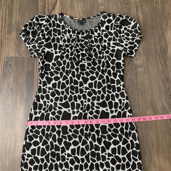 Enfocus Studio Animal Print Ruffle Collar Dress - Picture 13 of 14